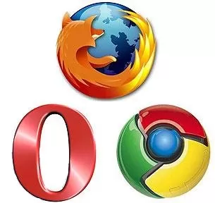 Chrome, Firefox and Safari